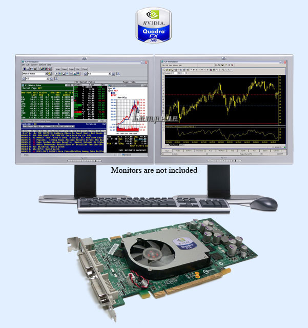 Details about HP nVIDIA QUADRO FX1400 FX 1400 DUAL VIDEO CARD, PCI-E