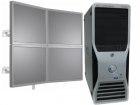 Dell Precision T3400 3GHz/4GB/80GB 4 Monitor Trading Computer PC