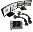 Matrox G450 MMS QUAD Video Card G45X4QUAD-B 128MB