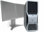 Dell Precision T7400 Two Quad Cores 2.66Ghz/4GB/FX 3700 Desktop