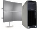 HP XW6600 Workstation Quad Core 2.66GHz/6GB 4 Monitor Computer