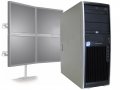 HP XW4400 Dual Core 2.13Ghz/4GB/80GB/XP 4 Monitor Computer PC
