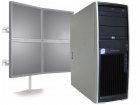 HP XW4400 Dual Core 2.13Ghz/4GB/80GB/XP 4 Monitor Computer PC