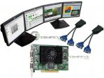 Matrox G450 MMS QUAD Video Card G45X4QUAD-B 128MB