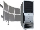 Dell Precision T7400 8 Core 2.66Ghz/4GB RAM 6 monitor Trading PC