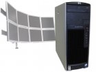 HP XW6400 Dual Core 3GHz/4GB RAM/80GB 8 Monitor Traders PC