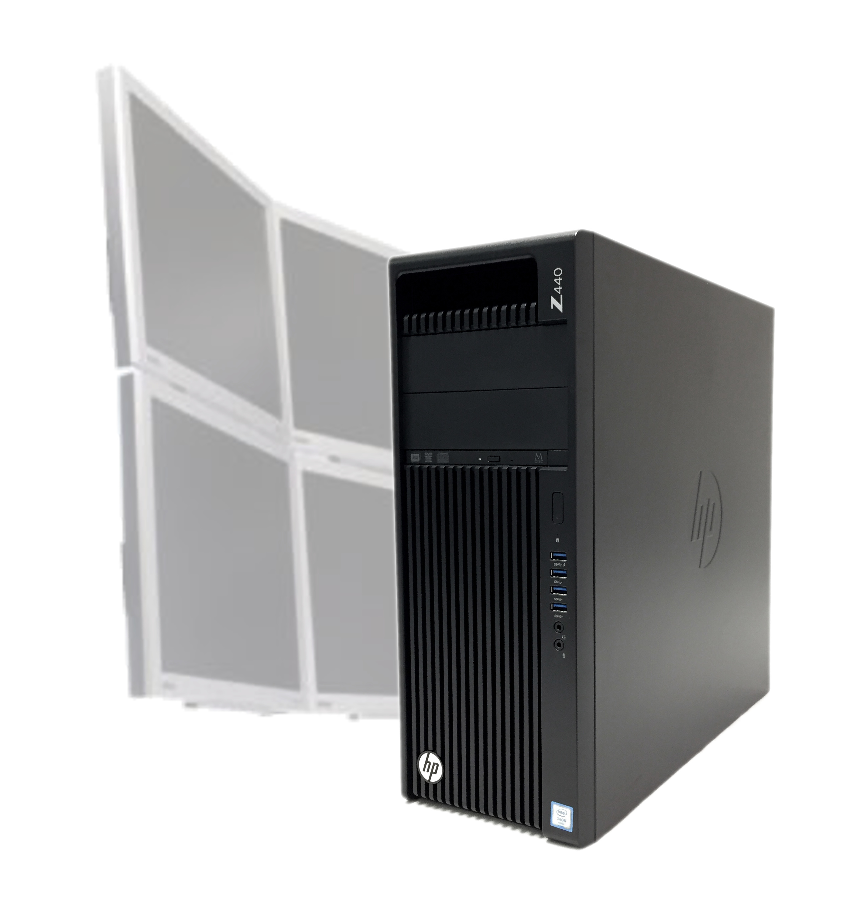 HP Z440 Workstation 4x4K Multi Monitors CPU 3.1GHz RAM 32GB SSD 512GB Win10 P600