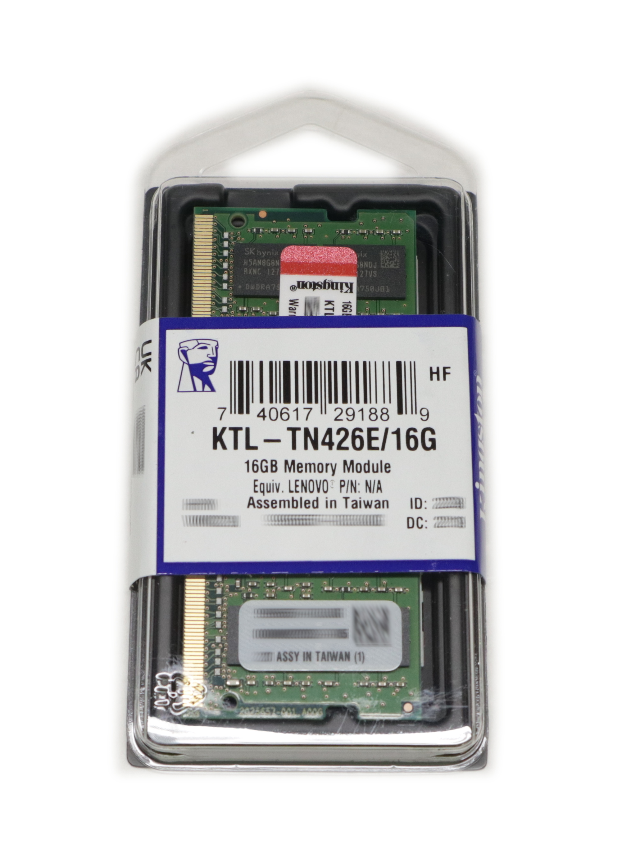 Kingston 16GB KTL-TN426E/16G DDR4 2666MHz ECC Unbuffered SoDimm Server