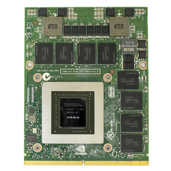 Nvidia Quadro K5000M 4GB GDDR5 MXM GPU Video Card Dell VMJY1