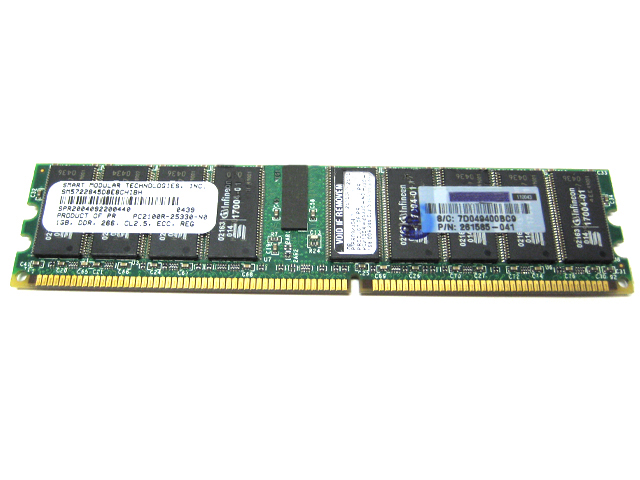 1GB Smart Modular PC2100 266MHz DDR ECC REG SM5722845D8E8CHIBH