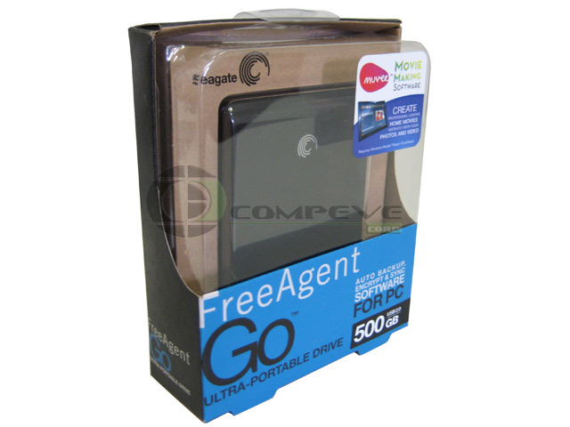 Seagate 500GB FreeAgent Go USB 2.0 Hard Drive ST905003FAA2E1-RK