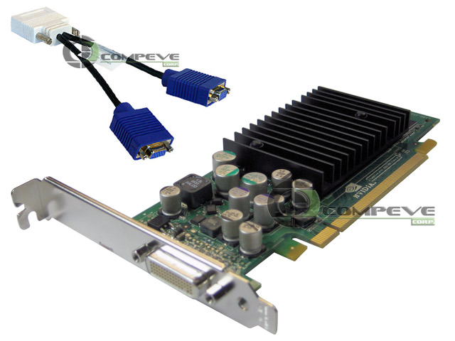 nVidia Quadro NVS 285 128MB PCI-E x16 Dual Monitor Video Card