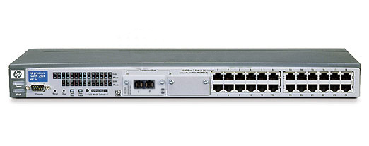 HP ProCurve 2524 (J4813A) 24 port Switch + J4853A Transceiver - Click Image to Close