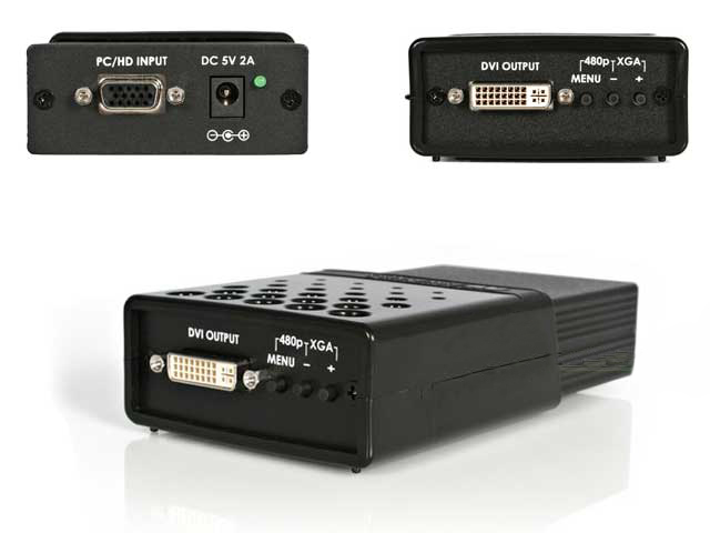 StarTech VGA/HDTV to DVI-I Scaler/Converter HDTV VGA2DVII
