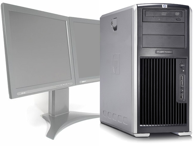 HP XW8400 Workstation Quad Core 2.33GHz/4GB/80GB/FX 3450 PC