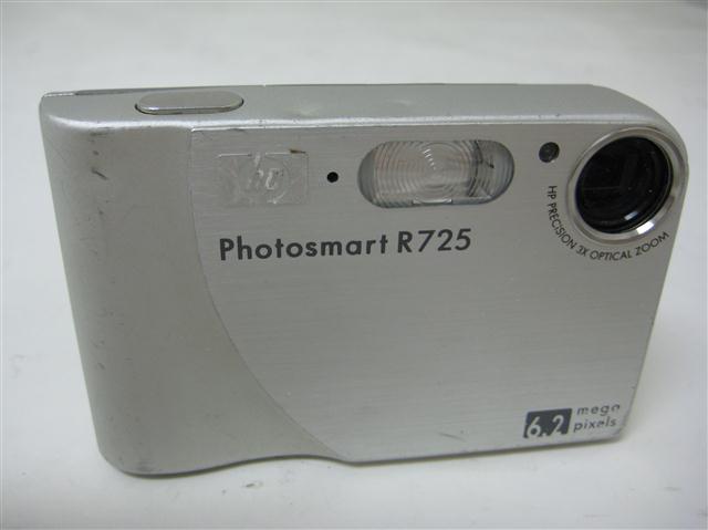 HP PhotoSmart R725 6.2 MP 3X Zoom Digital Camera   Silver AS IS PARTS 