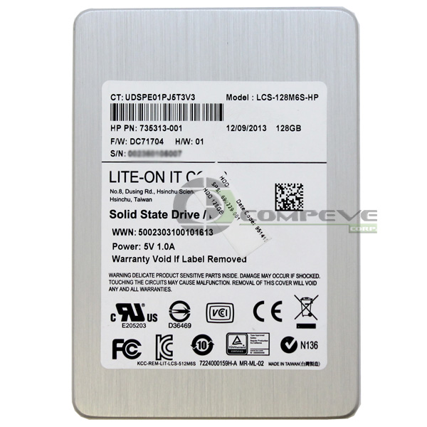 128GB 2.5 SATA SSD LCS-128M6S-HP 735313-001 690229-001 [LCS-128M6S-HP] - : Professional Multi Monitor Workstations, Graphics Card Experts