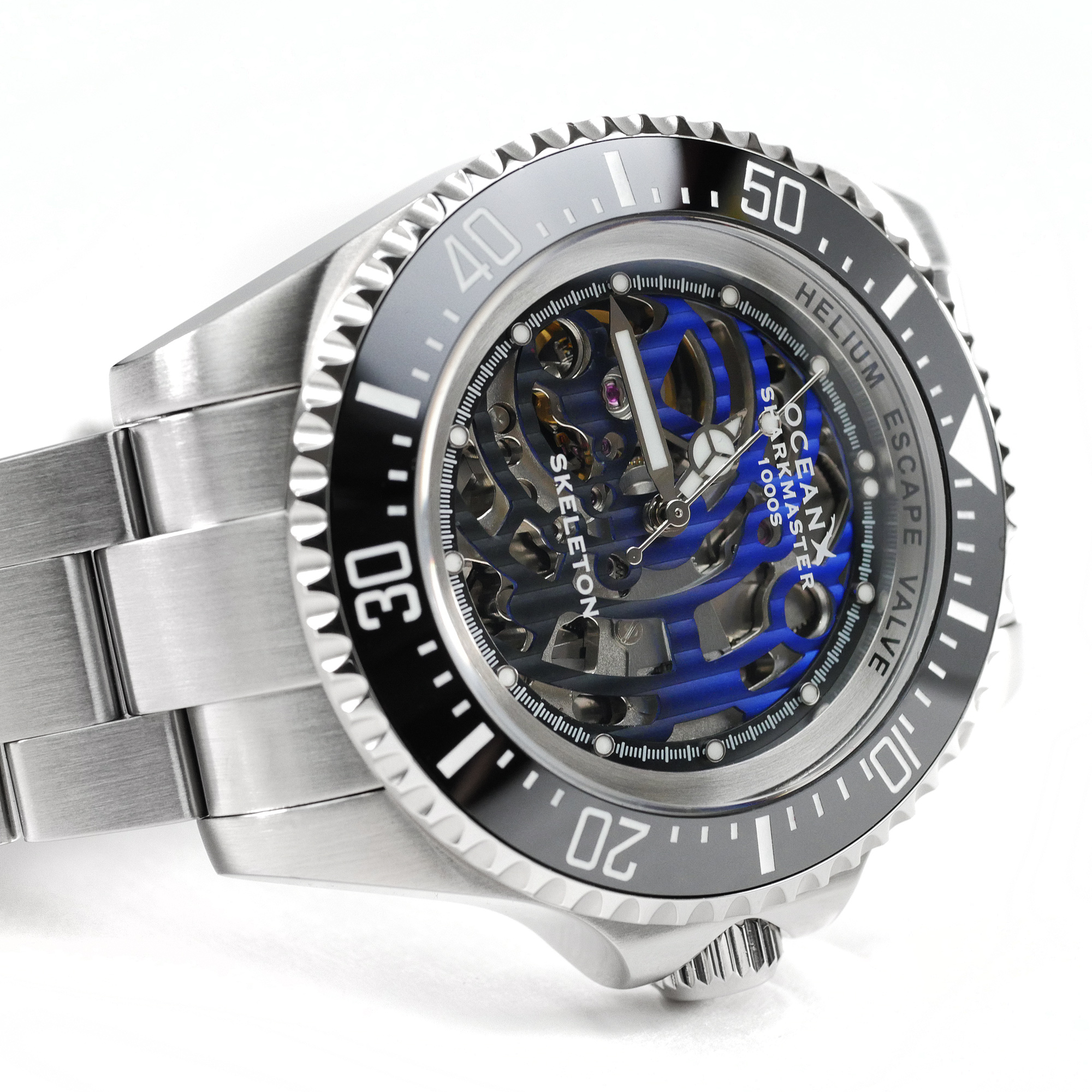 Skeleton on sale diver watch