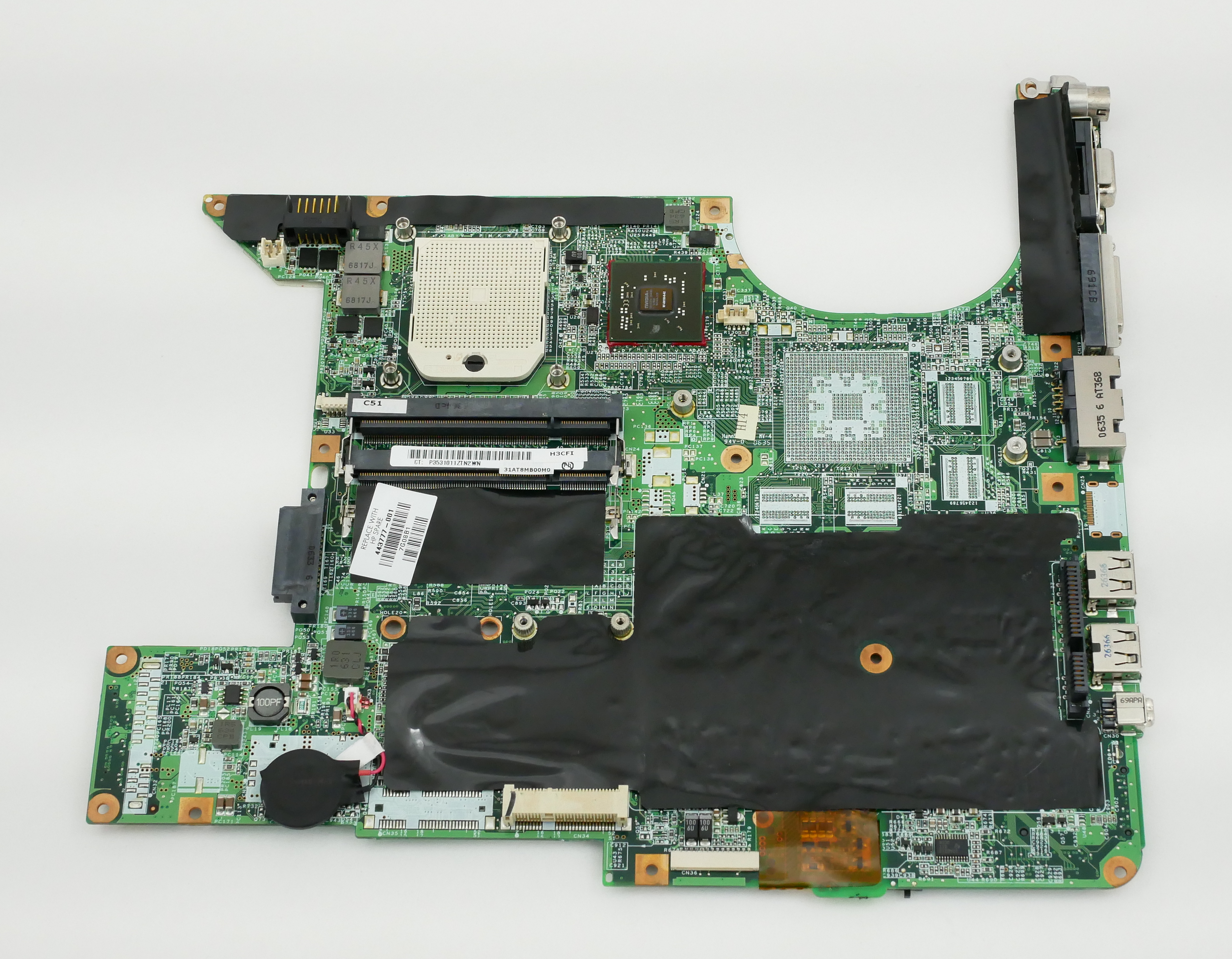 HP Compaq Motherboard for presario V6000 443777-001 - Click Image to Close