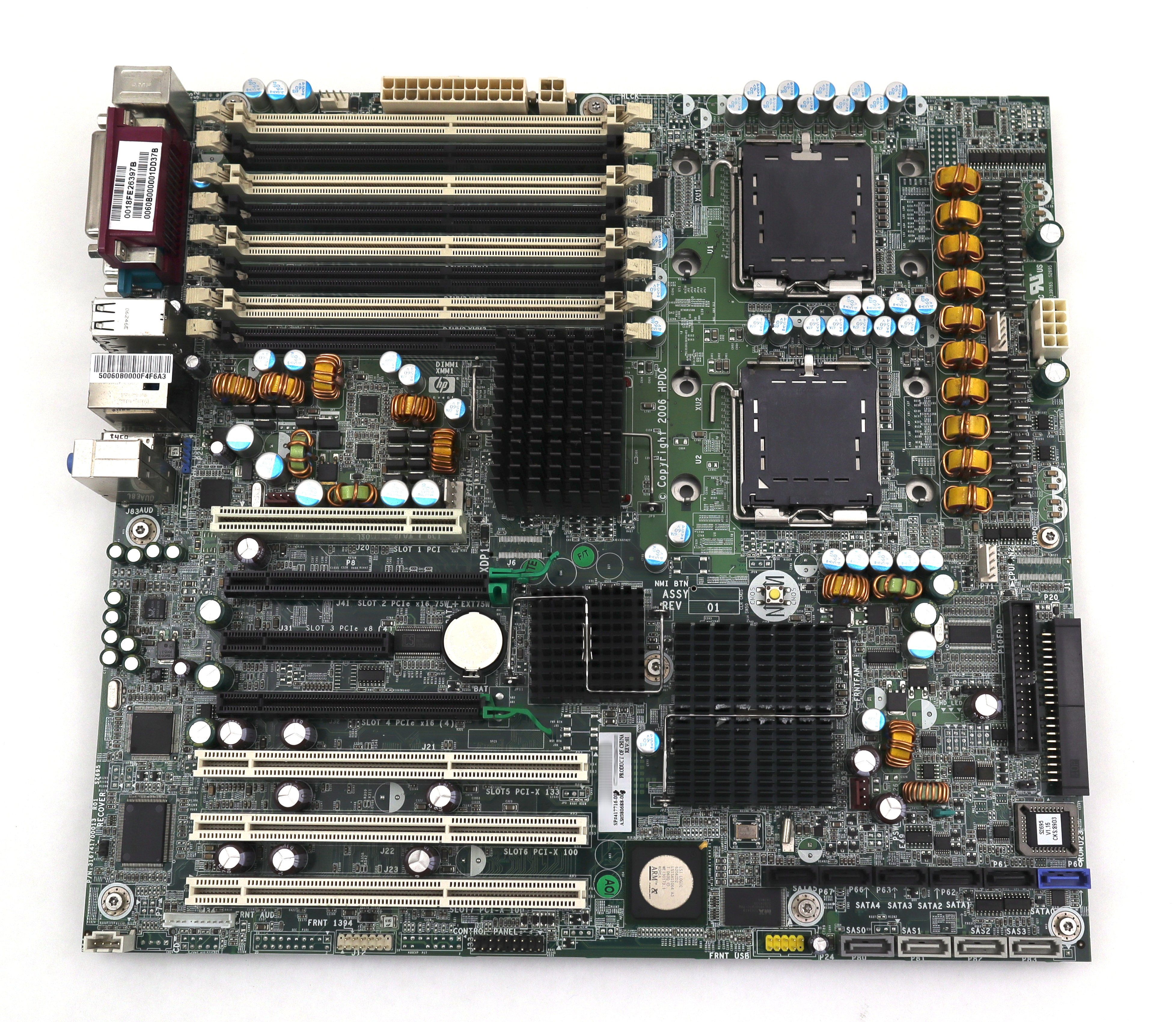 HP XW8400 Workstation Motherboard Dual Xeon 380688-001 417716-001