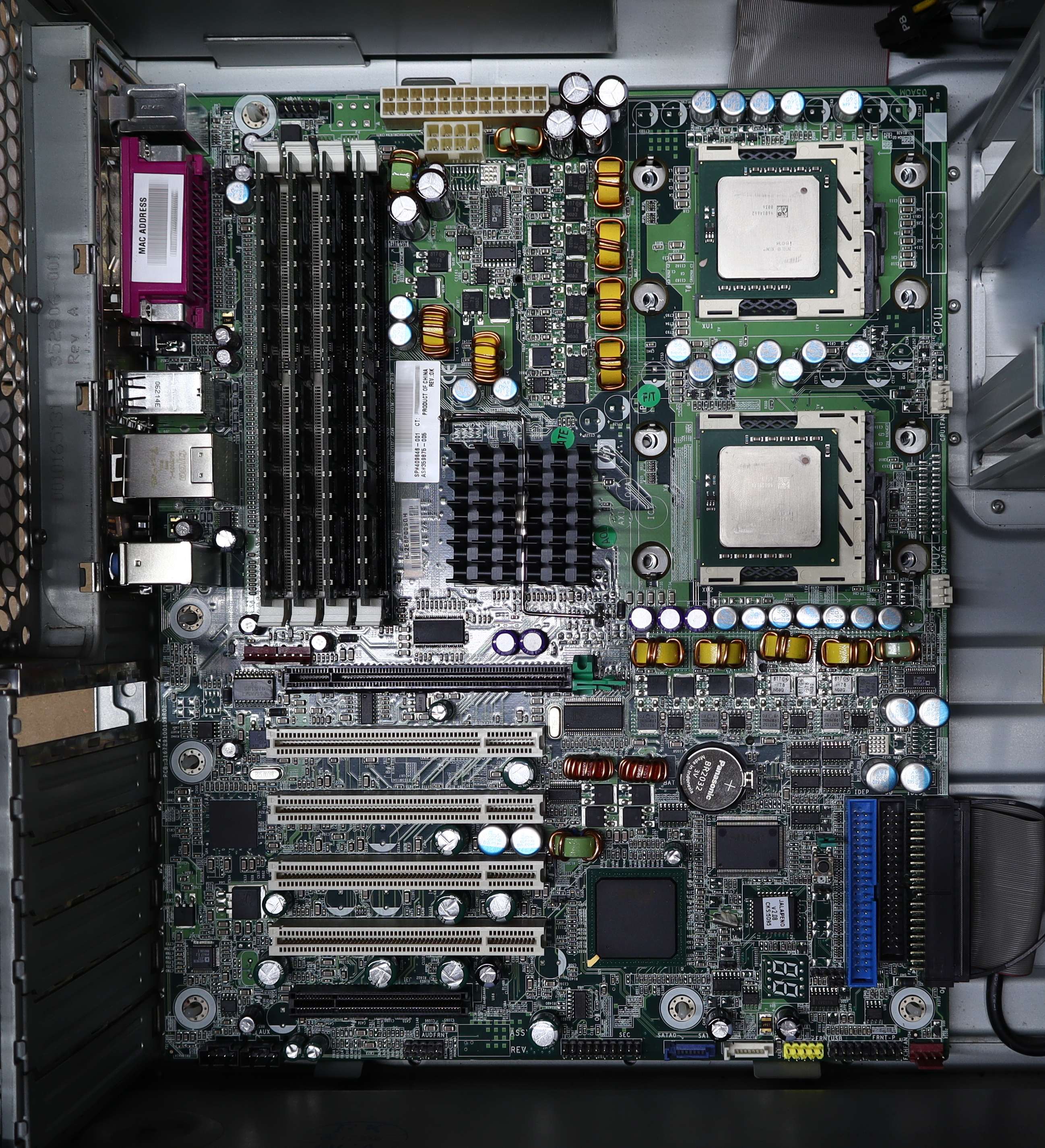 HP XW6200 Workstation Motherboard System Board 359875-005 409646-001 - Click Image to Close