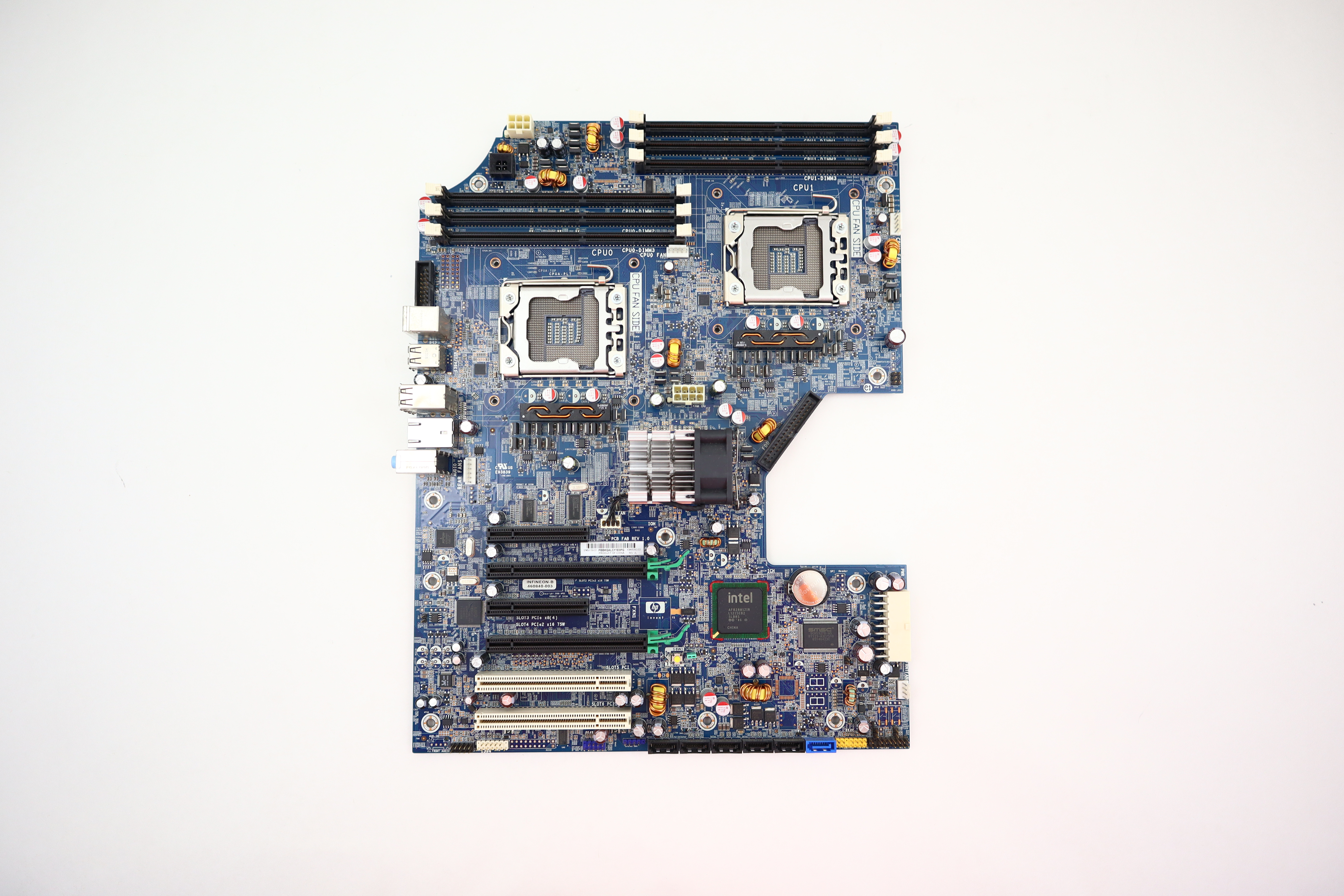 HP Z600 Workstation Motherboard Systemboard LGA1366 460840-003 591184-001 HP Z600 Workstation Motherboard Systemboard LGA1366 460840-003 591184-001