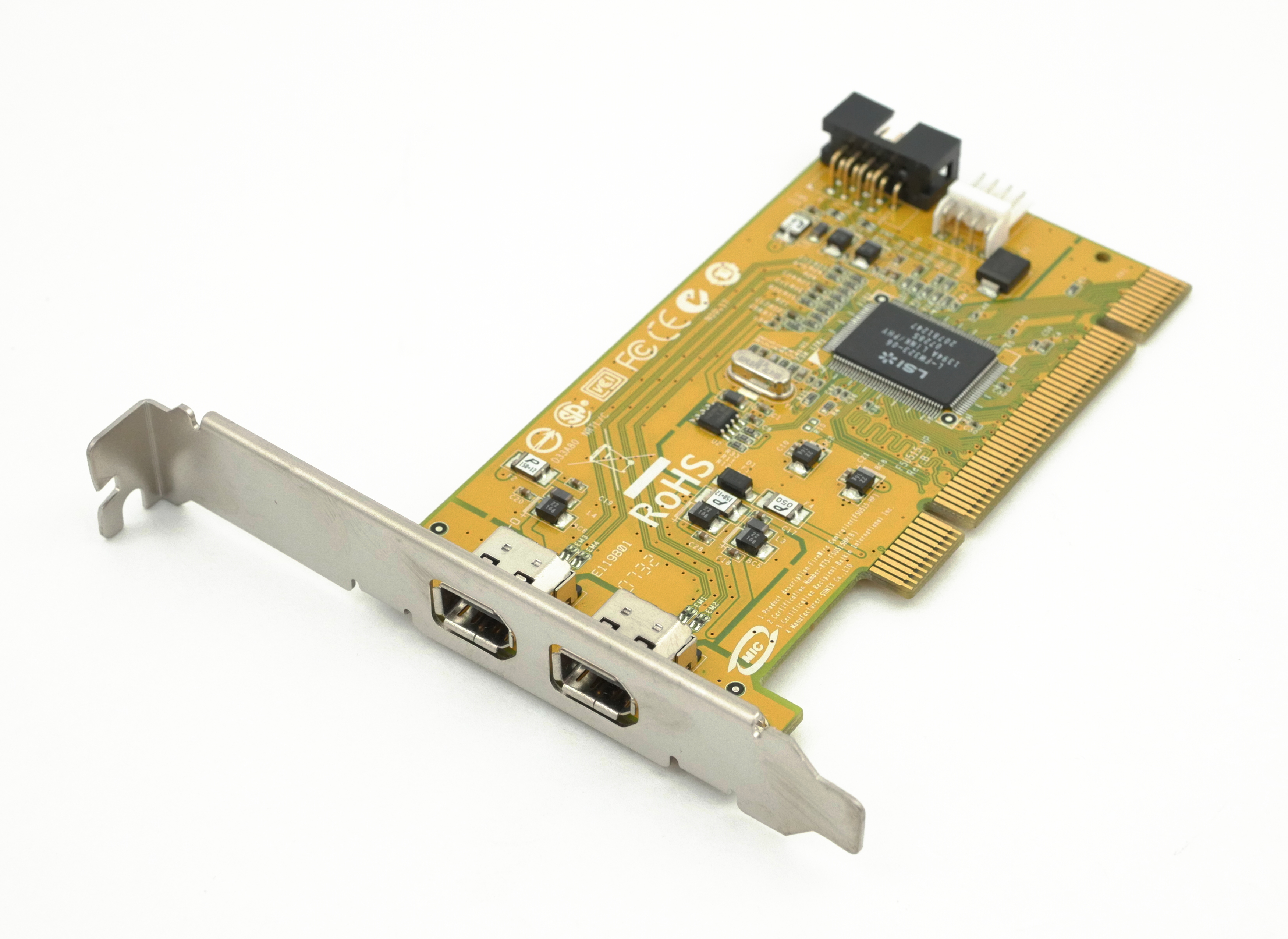 HP IEEE 1394 2 Port PCI FireWire Adapter Controller 441448-001 354614-006