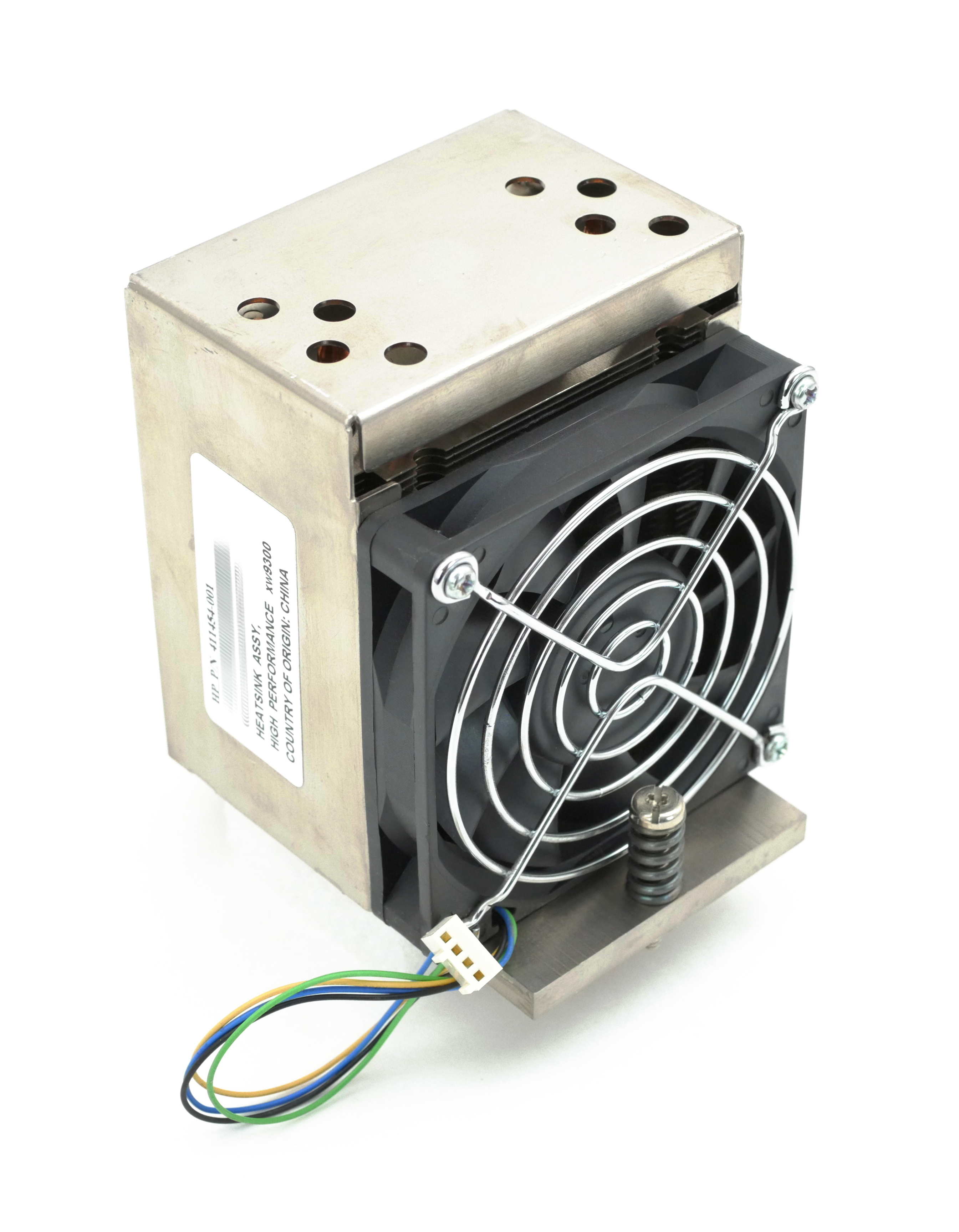 HP Heatsink with fan High performance 4pins XW9300 411454-001 - Click Image to Close