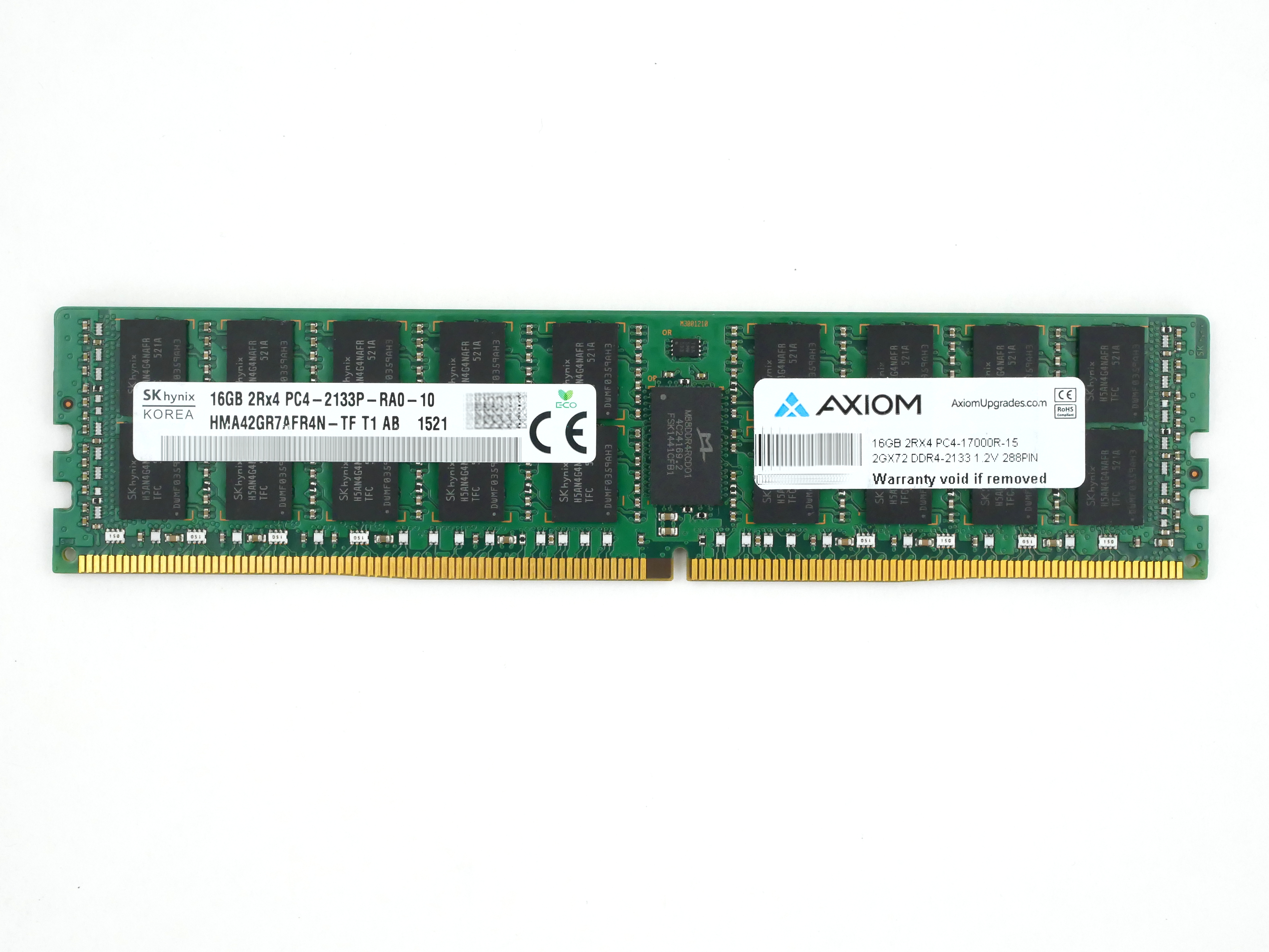 Axiom Hynix 16GB PC4-17000 DDR4-2133P ECC Reg CL15 288pin DIMM HMA42GR7AFR4N-TF