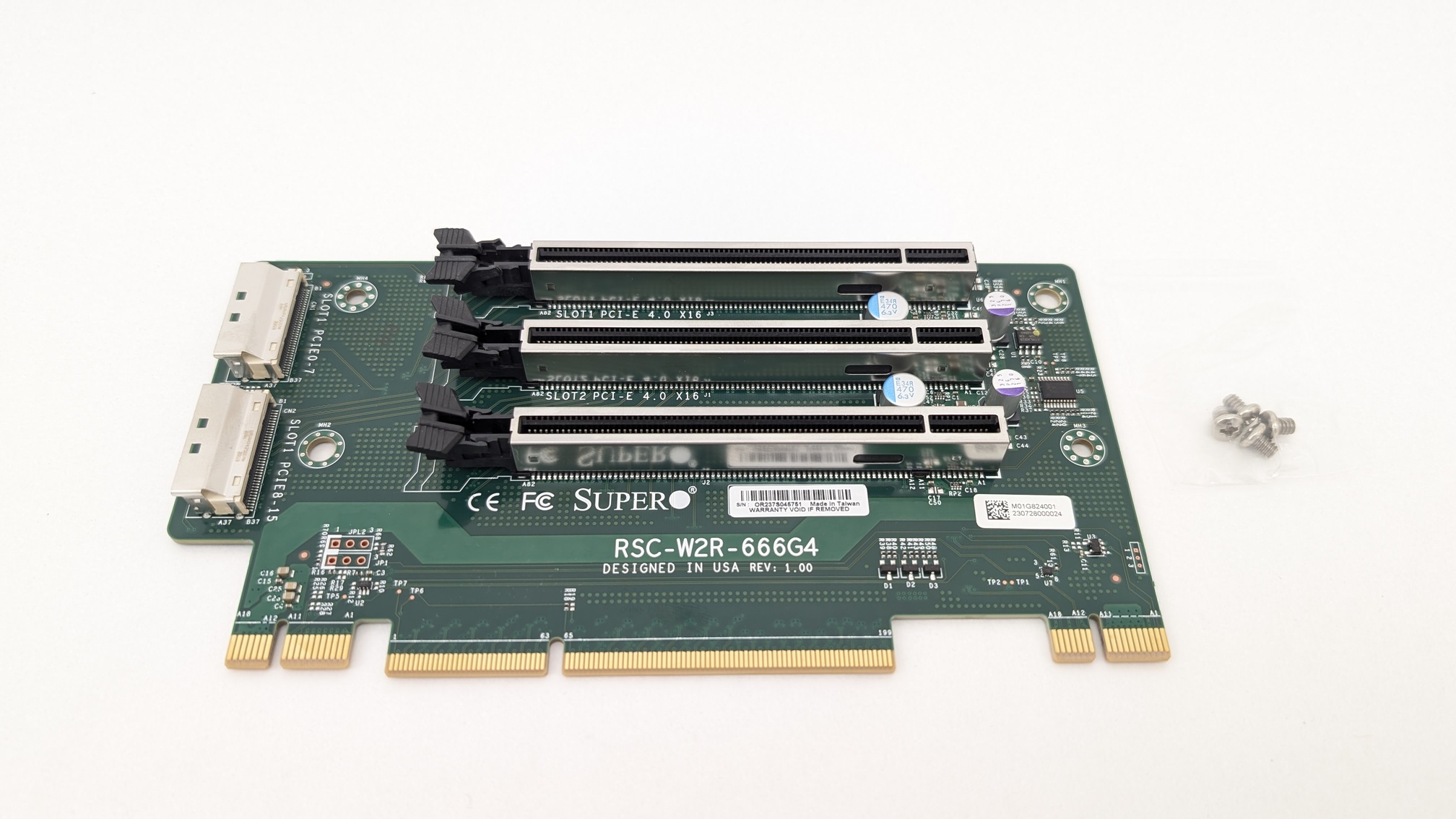 Supermicro RSC-W2R-666G4 2U RHS Server Riser Card 3x PCI-E 4.0 x16 CSE-E403iF - Click Image to Close