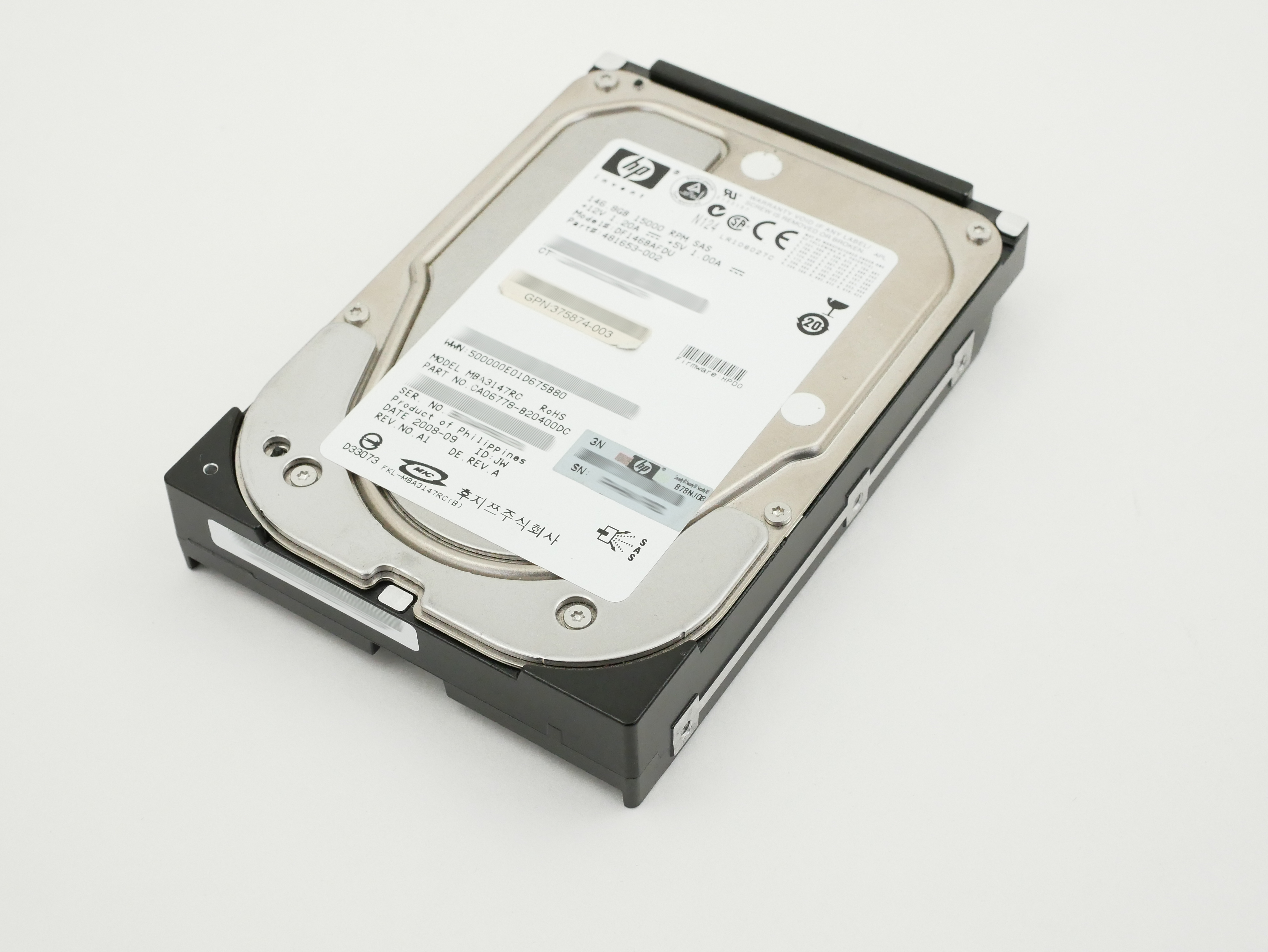 HP Fujitsu 146.8GB 15K RPM 16MB Cache SAS 3.5" DF146BAFDU 481653-002 375874-003