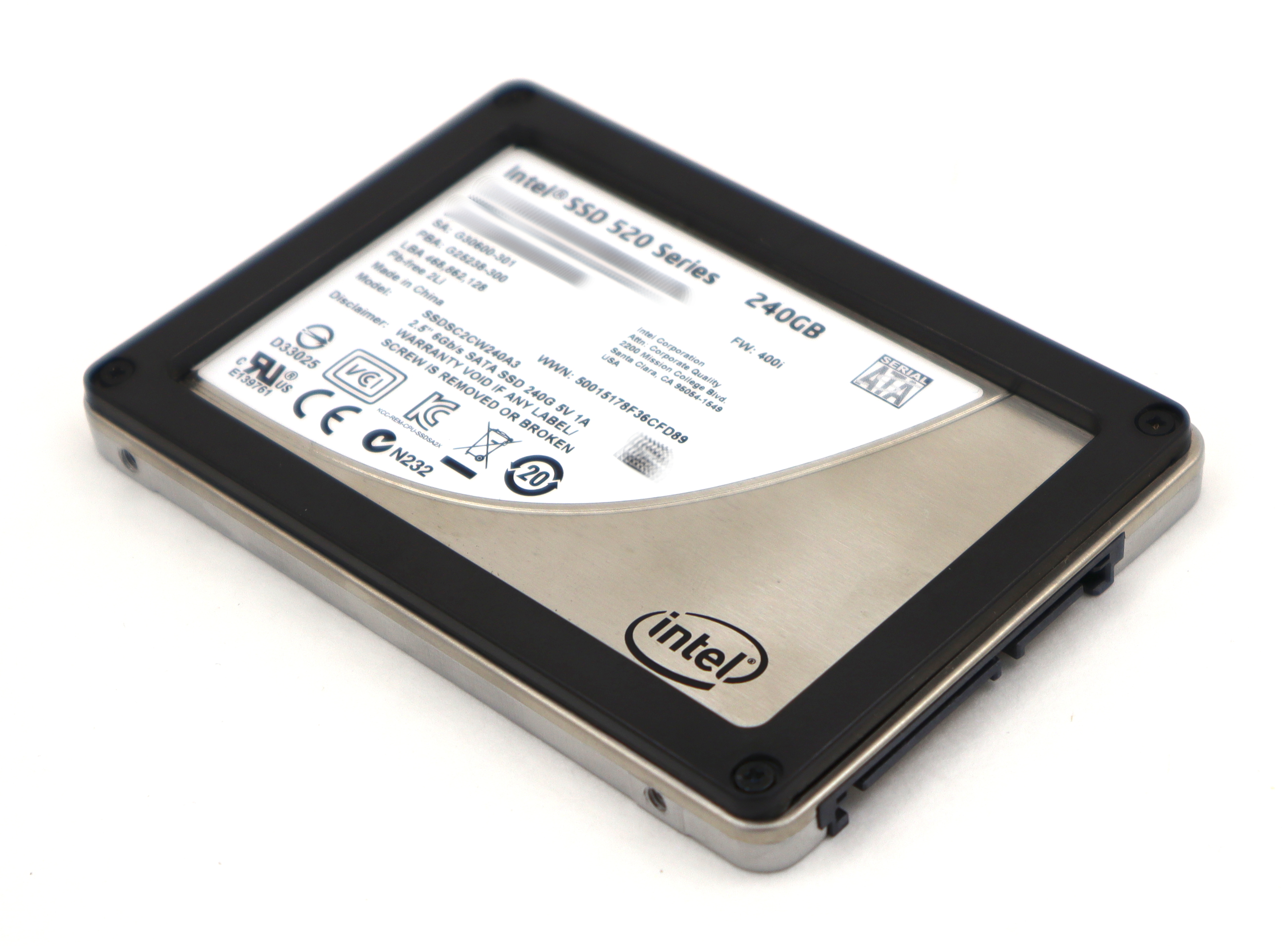 Intel 520 Series 240GB 2.5" SATA 6GB/s SSD SSDSC2CW240A3 G25238-300