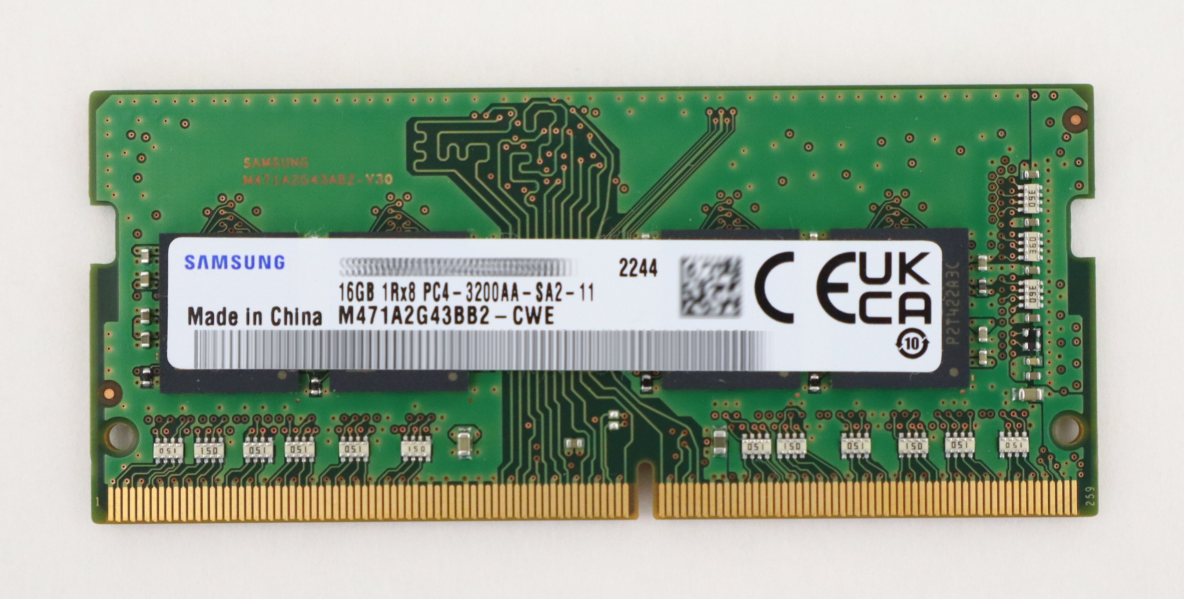 Lenovo Samsung 16GB M471A2G43BB2-CWE 3200AA DDR4 25600 5M30Z71713 4X71D09535