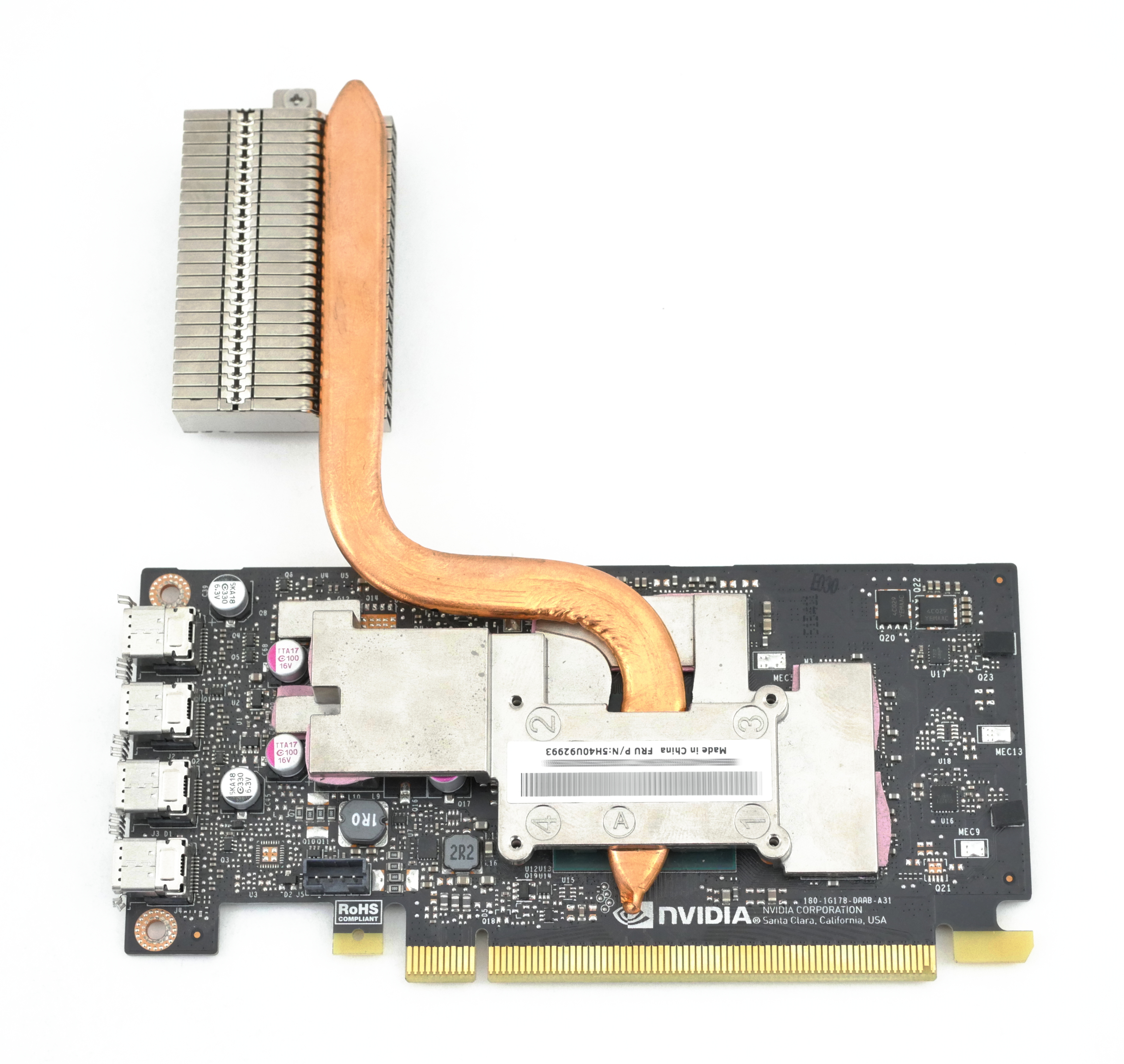 Lenovo nVidia P1000 4GB GDDR5 for Tiny M90q P340 P360 with heatsink 5H40U92993 - Click Image to Close
