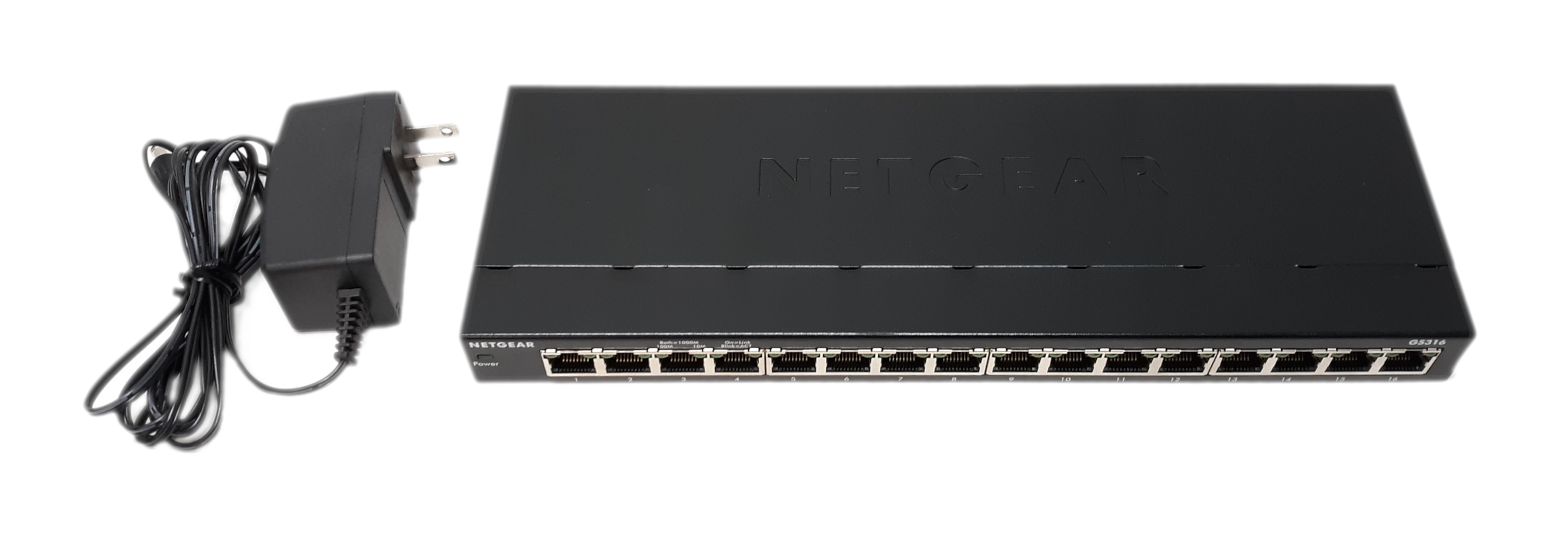 Netgear 16-Ports Gigabit E   thernet Desktop Switch 16x10/100/1000 GS316