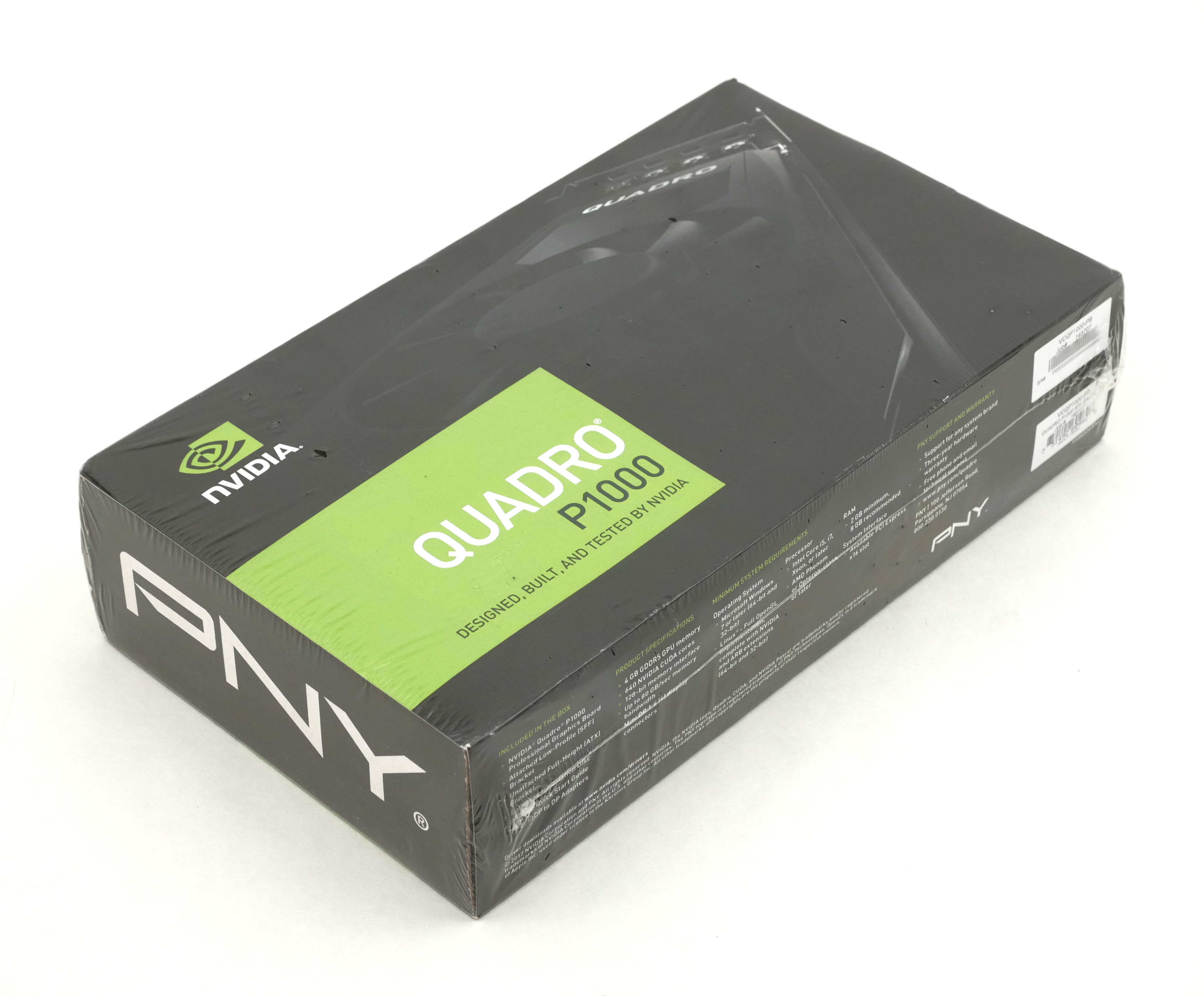 PNY nVidia Quadro P1000 4GB GDDR5 PCIe 4xminiDP VCQP1000-PB 900-5G212-1751-000