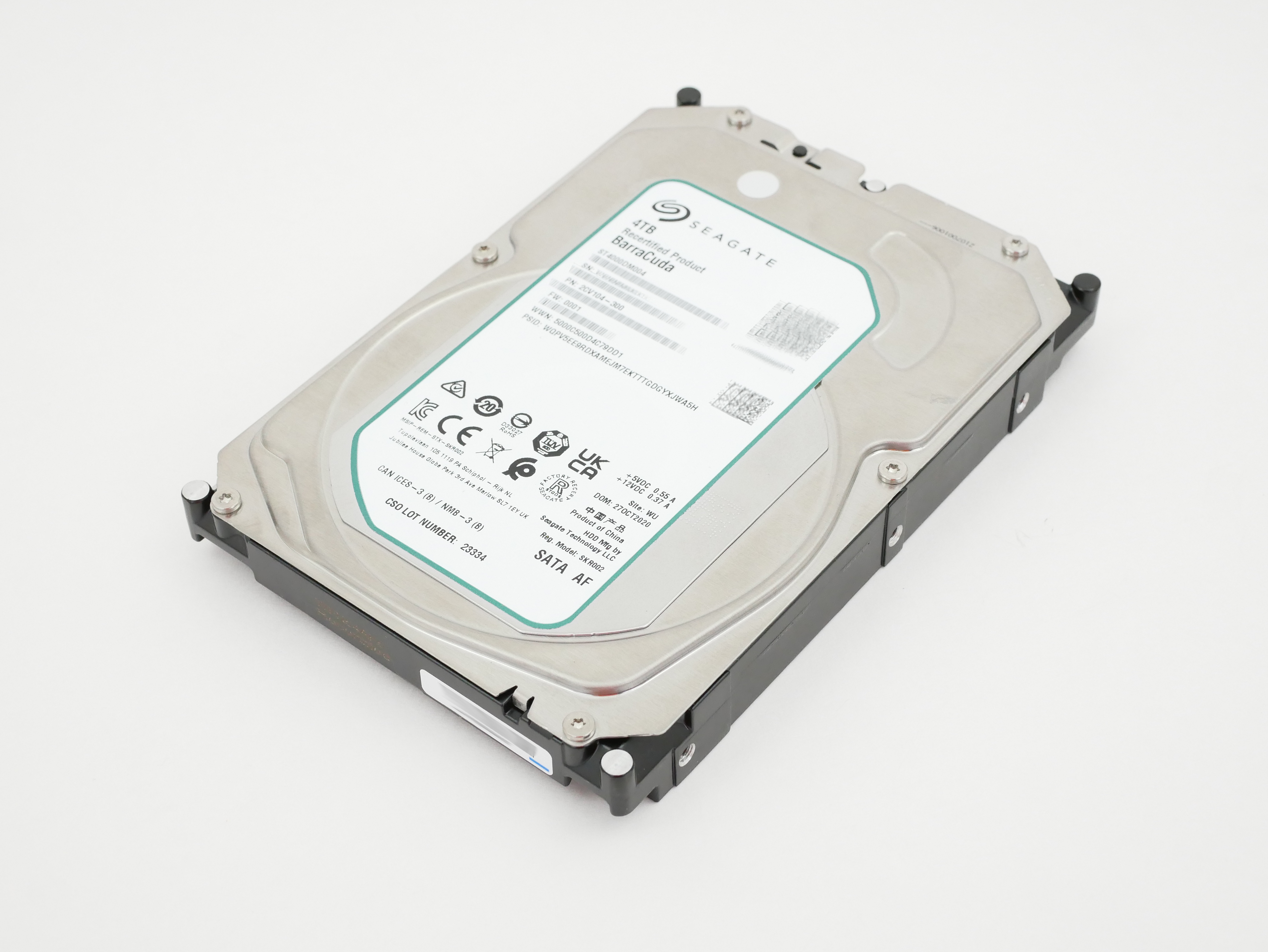 Seagate Barracuda 4TB 3.5" SATA 6Gb/s 5.4K RPM ST4000DM004 2CV104-300 - Click Image to Close