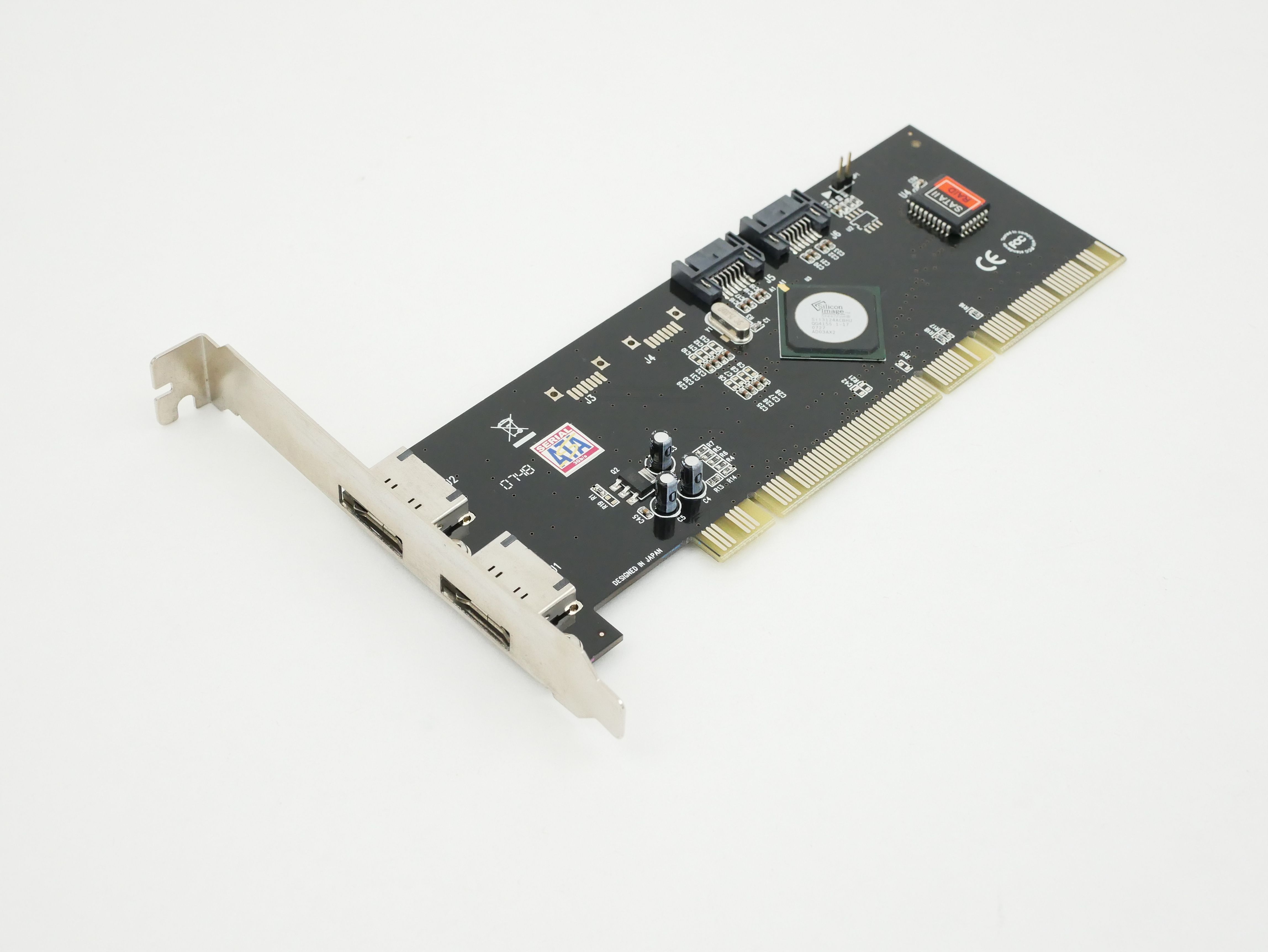 SYBA PCI-X SATA RAID Controller Card 4 Ports SD-PCXSA2-2E2R