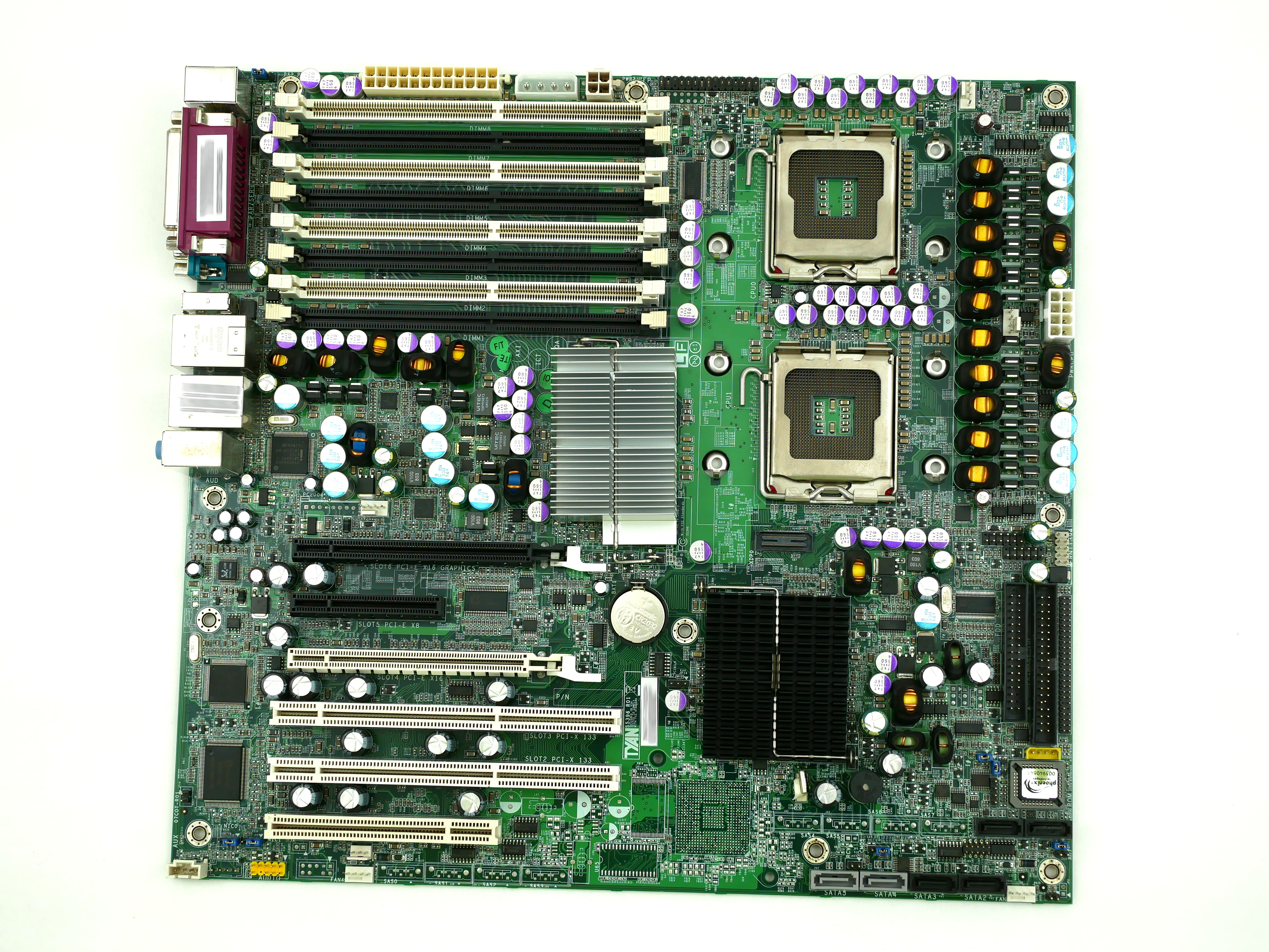 Tyan Server Motherboard Intel CPU 2x LGA771 S5396 R01