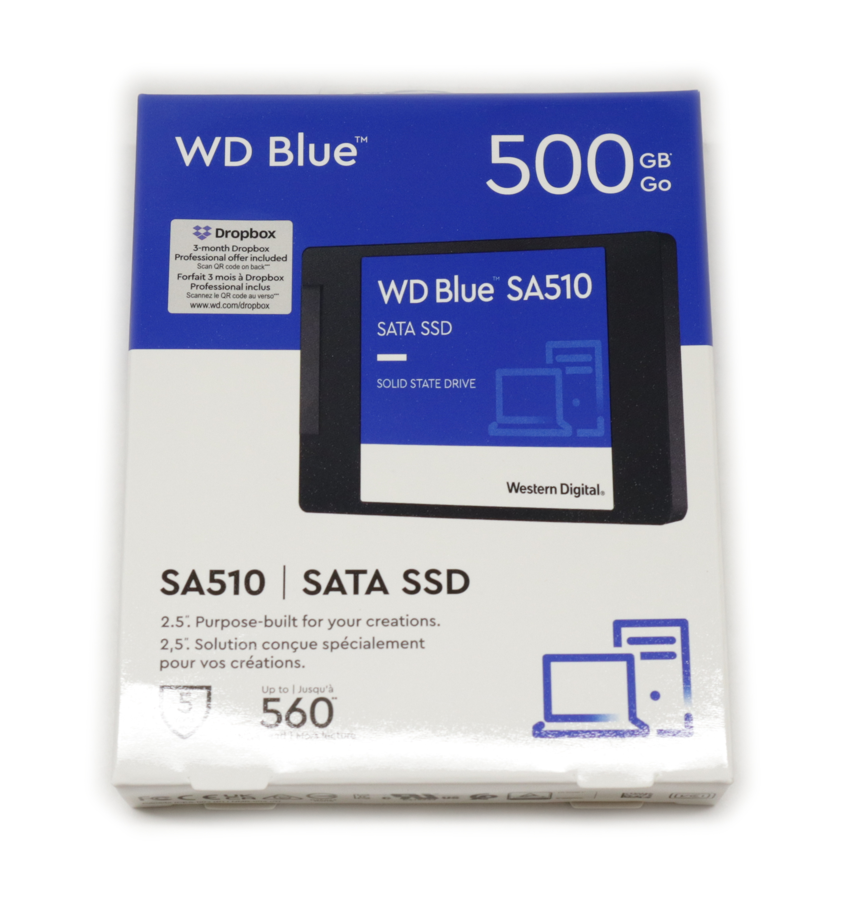 WD Blue SA510 500GB WDS500G3B0A-00AXR0 SSD SATA 6GB/s 2.5