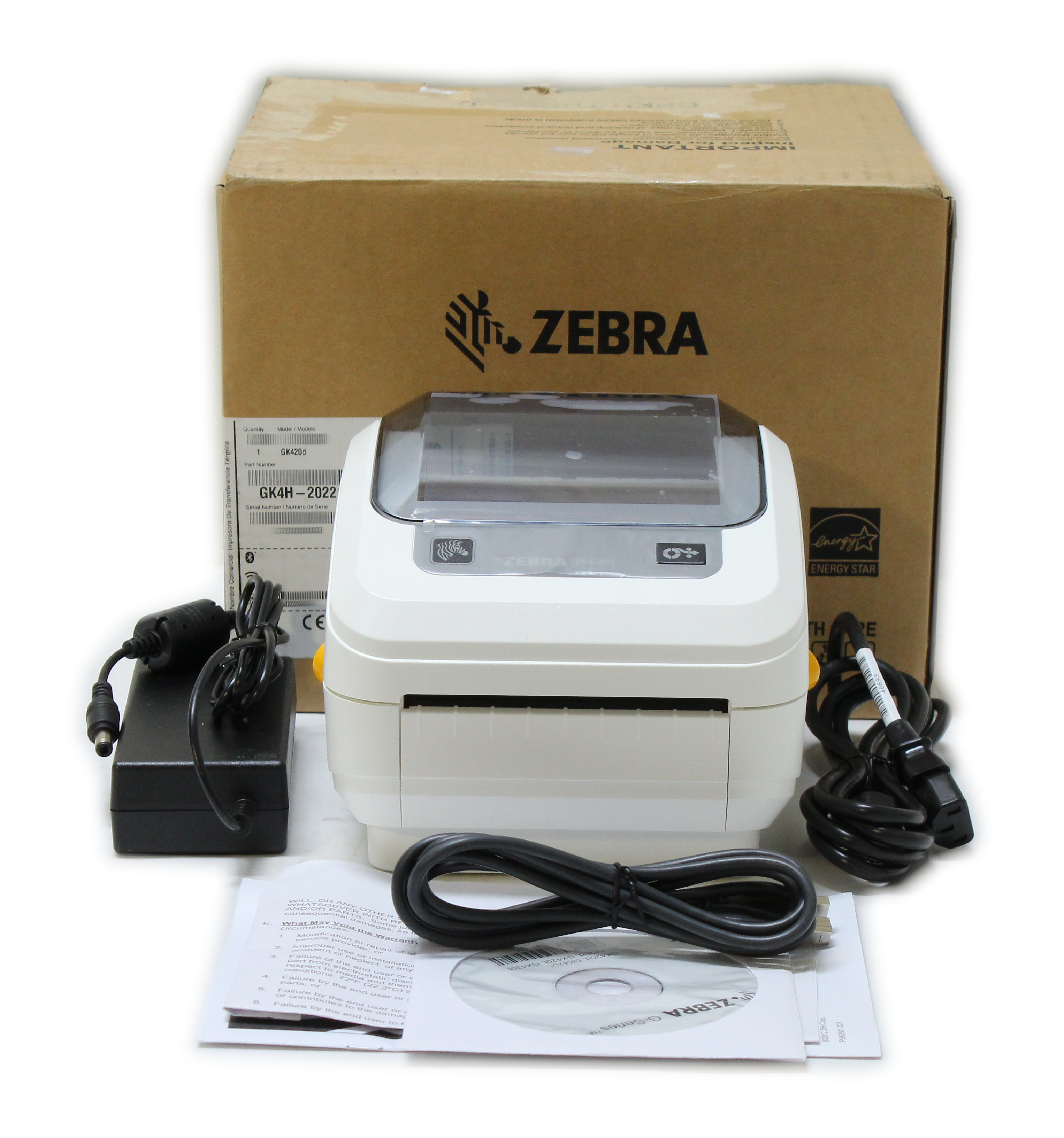 Zebra GK420d Direct Thermal Label Printer Monochrome Desktop GK4H-202210-000