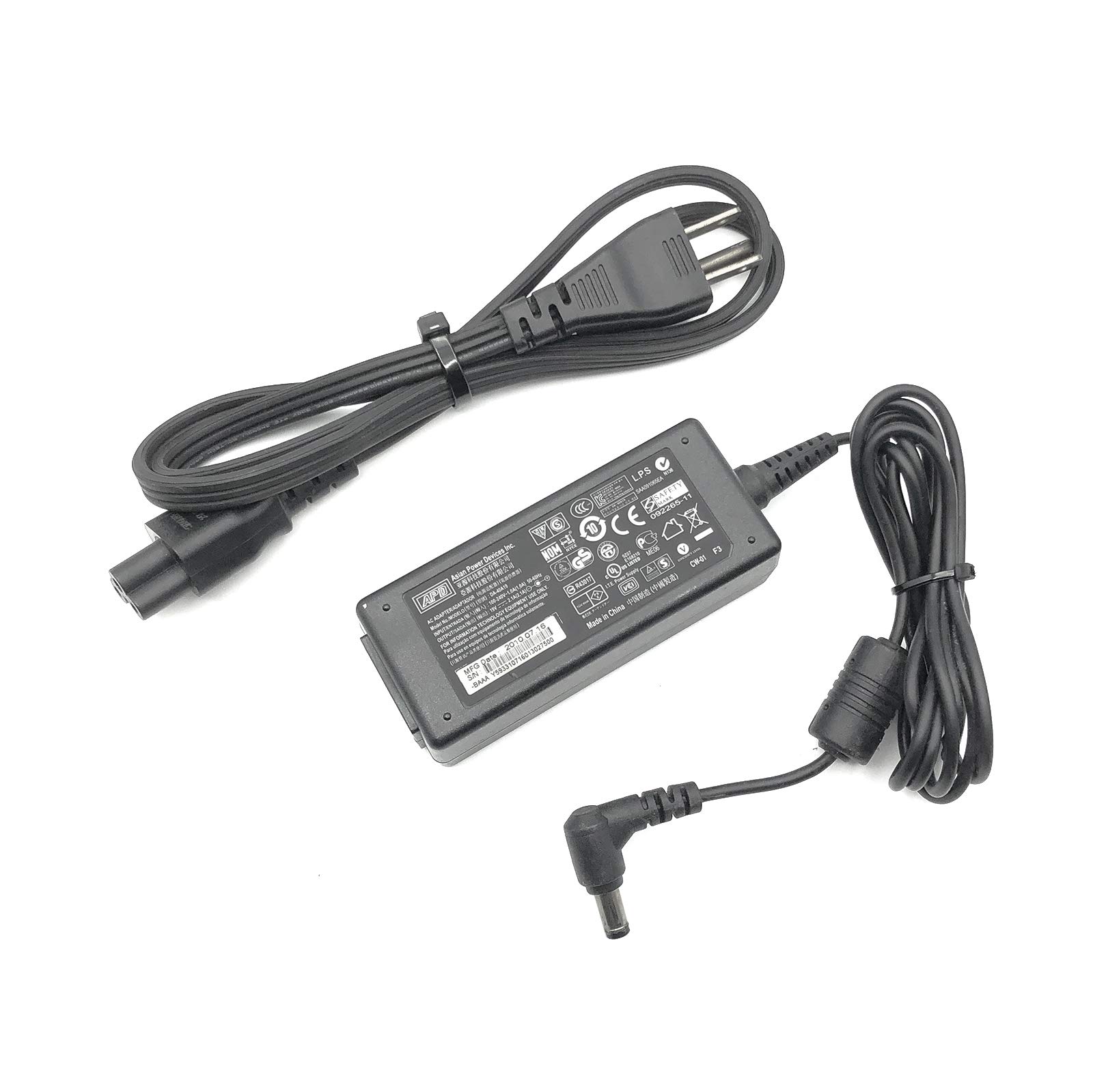 APD DA-40A19 19v 2.1A 40w Power Adapter Charger Asian Power Devices