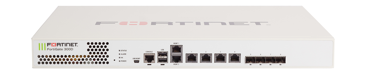 Fortinet FortiGate 300D UTM Bundle Security Appliance FG-300D