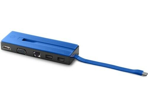 HP Travel Dock Pocket Station USB-C HDMI /VGA/RJ-45/ USB/USB 3 